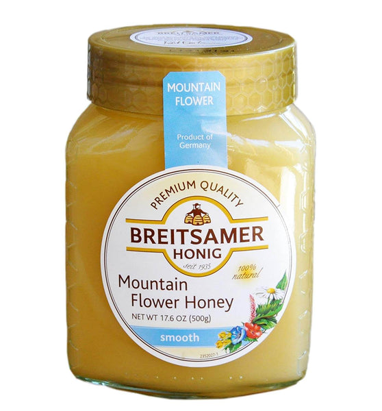 Breitsamer Creamy Mountain Flower Honey 500g