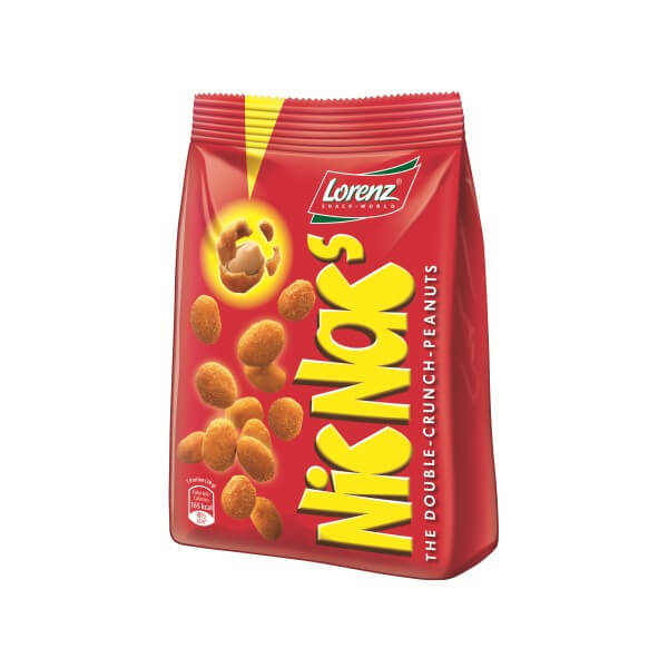 Lorenz Niknaks Double Crunch Peanuts 125g