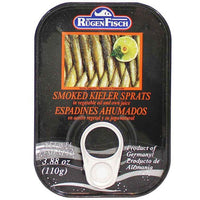 Ruegenfisch Smoked Kieler Sprats in Vegetable Oil 110g