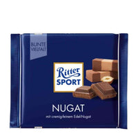 Ritter Sport Nugat Chocolate Bar with Praline Filling 100g