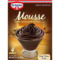 Dr Oetker Dark Chocolate Truffle Mousse Mix, Serves 4 89g
