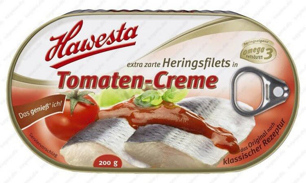 Hawesta Herring Filets in Tomato Cream 200g