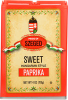 Pride of Szeged Hungarian Sweet Paprika Tin, sweet delicacy 113g