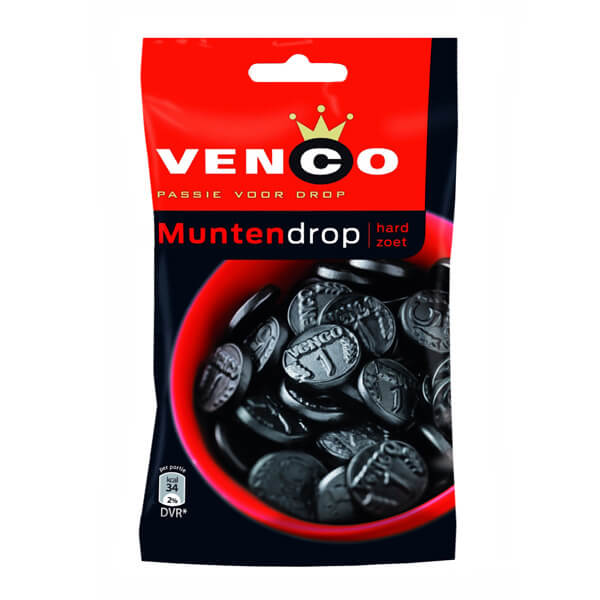Venco Liquorice Coin 168g
