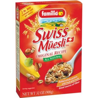 Familia Original Swiss Muesli with Fruits and Nuts 822g