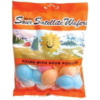 Gerrits Sour Satellite Wafers (Flying Saucers) Filled with Sour Powder 35g