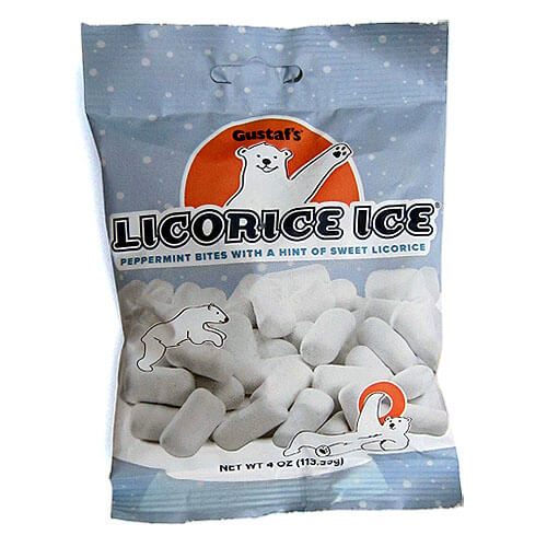 Gustafs Liquorice Ice, Peppermint Bites with a Hint of Sweet Licorice 125g