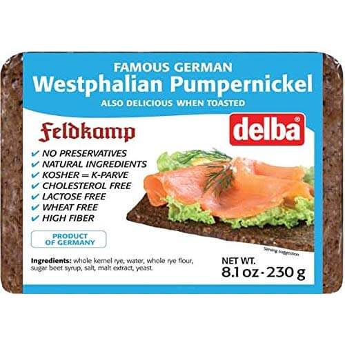 Delba Westphalian Pumpernickle Bread 230g