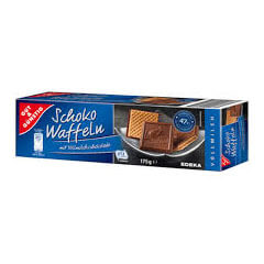 Gut and Gunstig Milk Chocolate Wafer Biscuits 175g