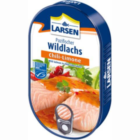 Larsen Wild Salmon In Chilli Lime Sauce 200g