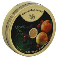 Cavendish and Harvey Small Mixed Fruit Drops Tin 50g