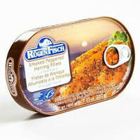 Ruegenfisch Smoked Peppered Herring Filets 200g