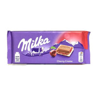 Milka Cherry Cream Milk Chocolate Bar 100g