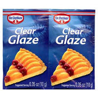 Dr Oetker Clear Cake Glaze Sachet (Pack of Two) 21g