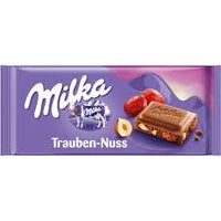 Milka - Raisin Nut Milk Chocolate Bar 100g