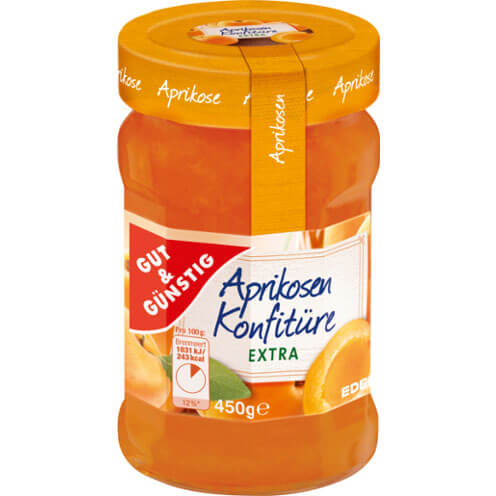 Gut and Gunstig Extra Apricot Jam 450g