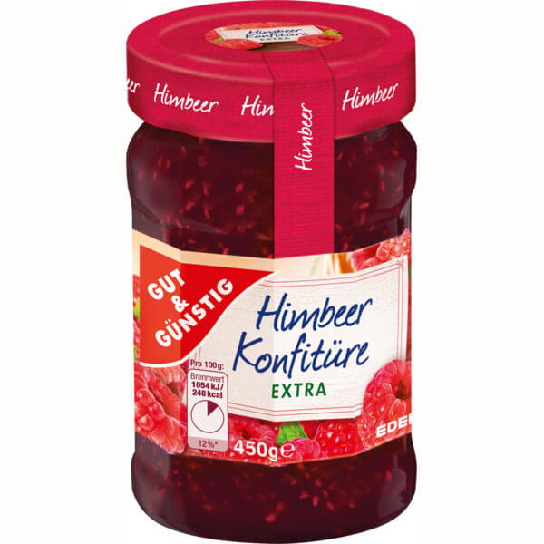 Gut and Gunstig Konfituere Himbeere Extra 450g