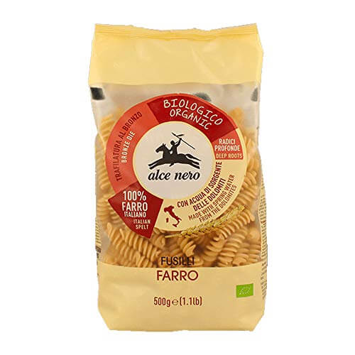 Alce Nero Organic Gluten Free Penne Pasta made with Spring Water From The Dolomites. 250g