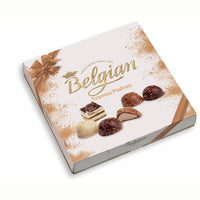 Belgian Tiramisu Praline Gift Box with a Variety of Tiramisu Flavored Chocolates 200g