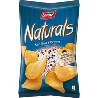Lorenz Natural Sea Salt and Pepper Chips In Bags 100g