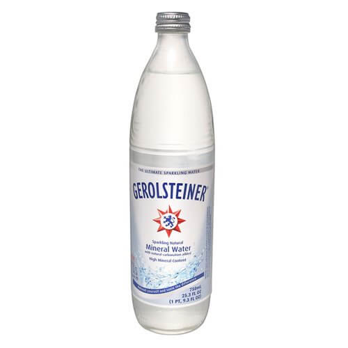 Gerolsteiner Sparkling Natural Mineral Water 750ml